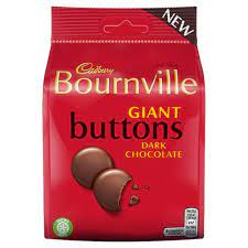 Cadbury Bournville Giant Buttons Bag 100g