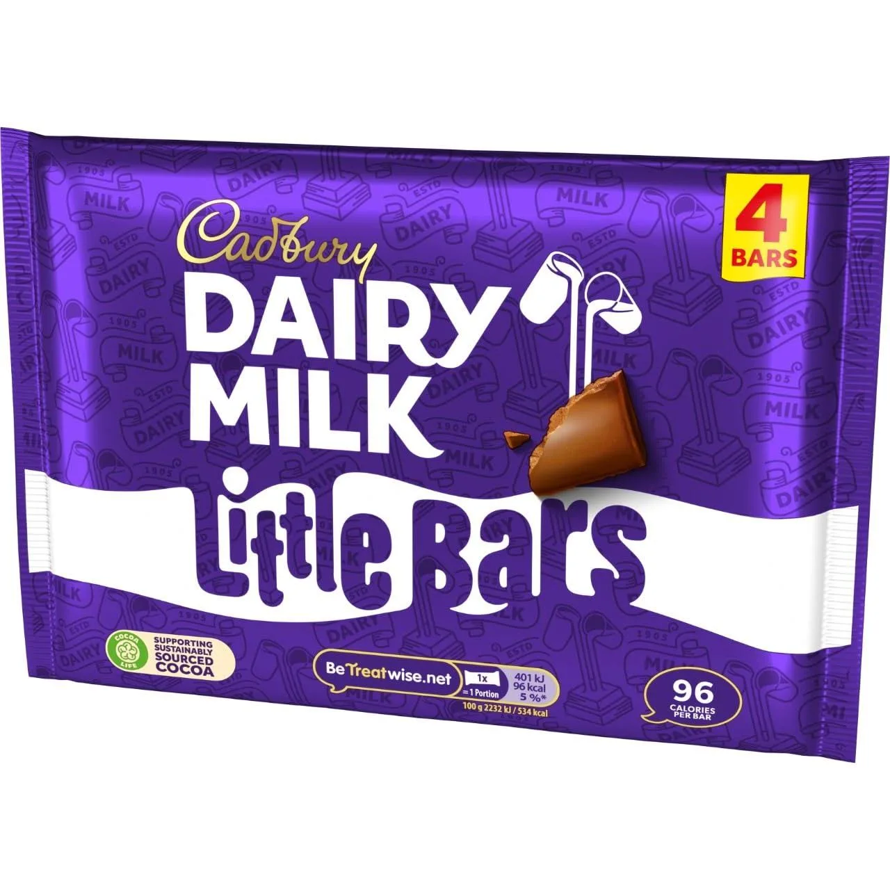 Cadbury Dairy Milk Little Bars 4pk 4x18g