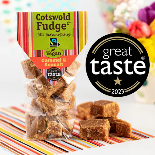 Cotswolds Vegan Fudge Co Caramel & Seasalt 150g