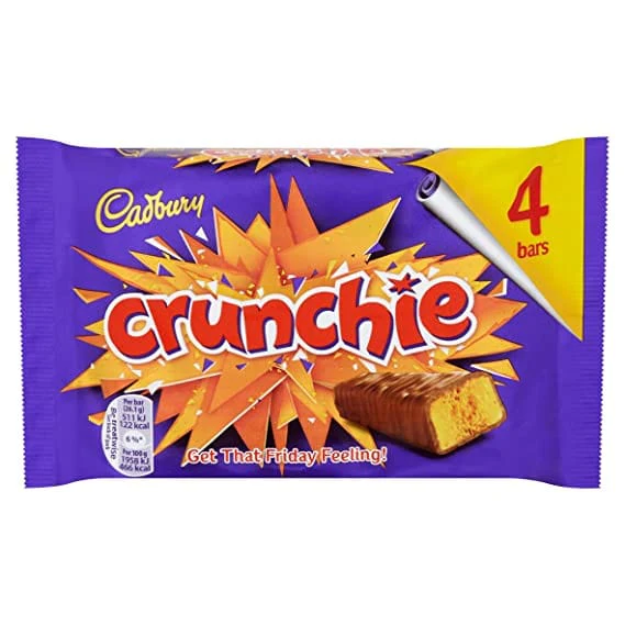 Cadbury Crunchie 4pk 4x32
