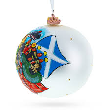 Scottish Heritage Glass Ornament - Image 2