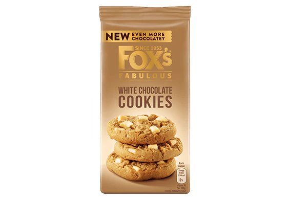 Foxs Chunkie Cookies White Chocolate 180g