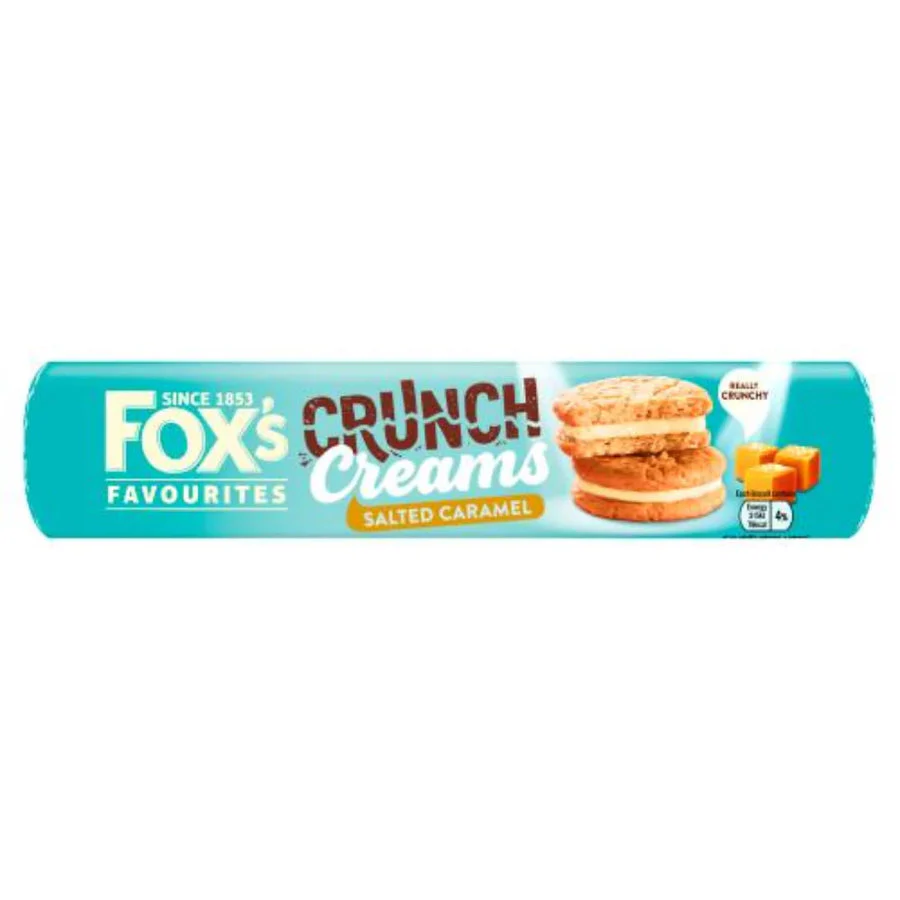 Foxs Salted Caramel Crunch Creams 200g