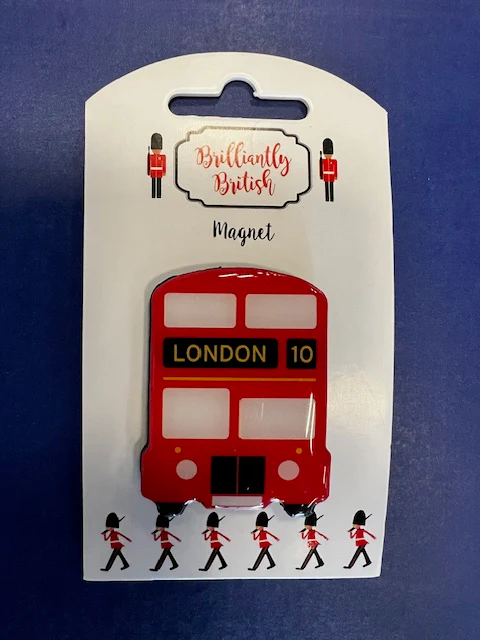 London Bus Epoxy Magnet