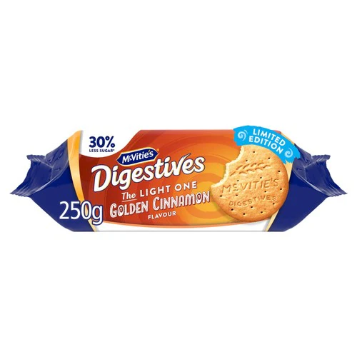 Mcvities Digestives Golden Cinnamon Limited Edition 250g