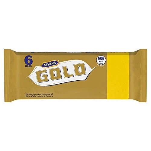 McVities Gold Bars 7 Pack 128g