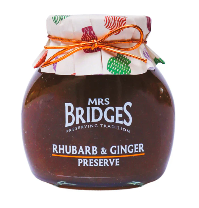 Mrs. Bridges Rhubarb & Ginger Preserve 340g