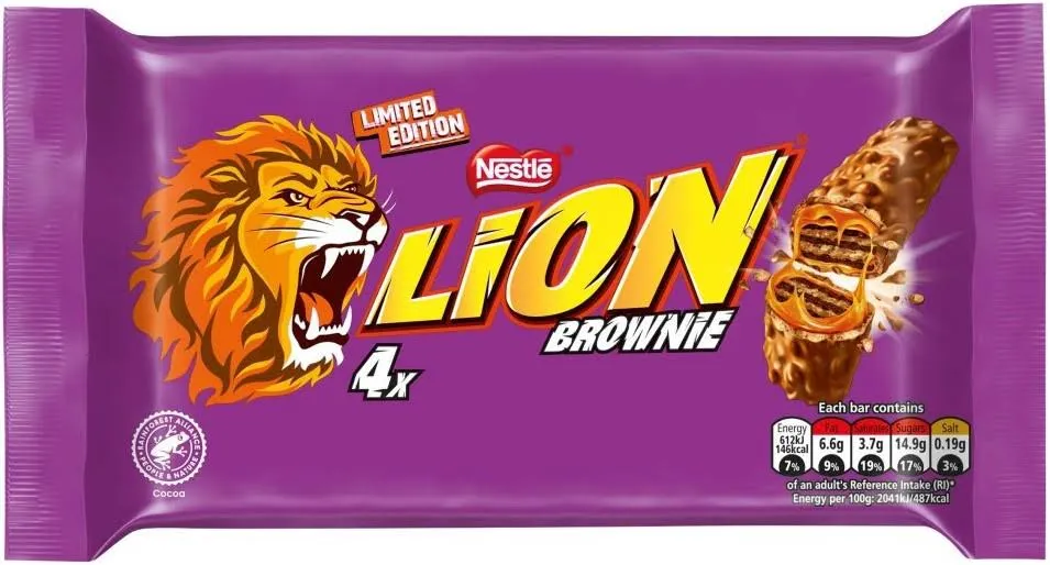 Nestle Lion Bar Brownie 4x30g