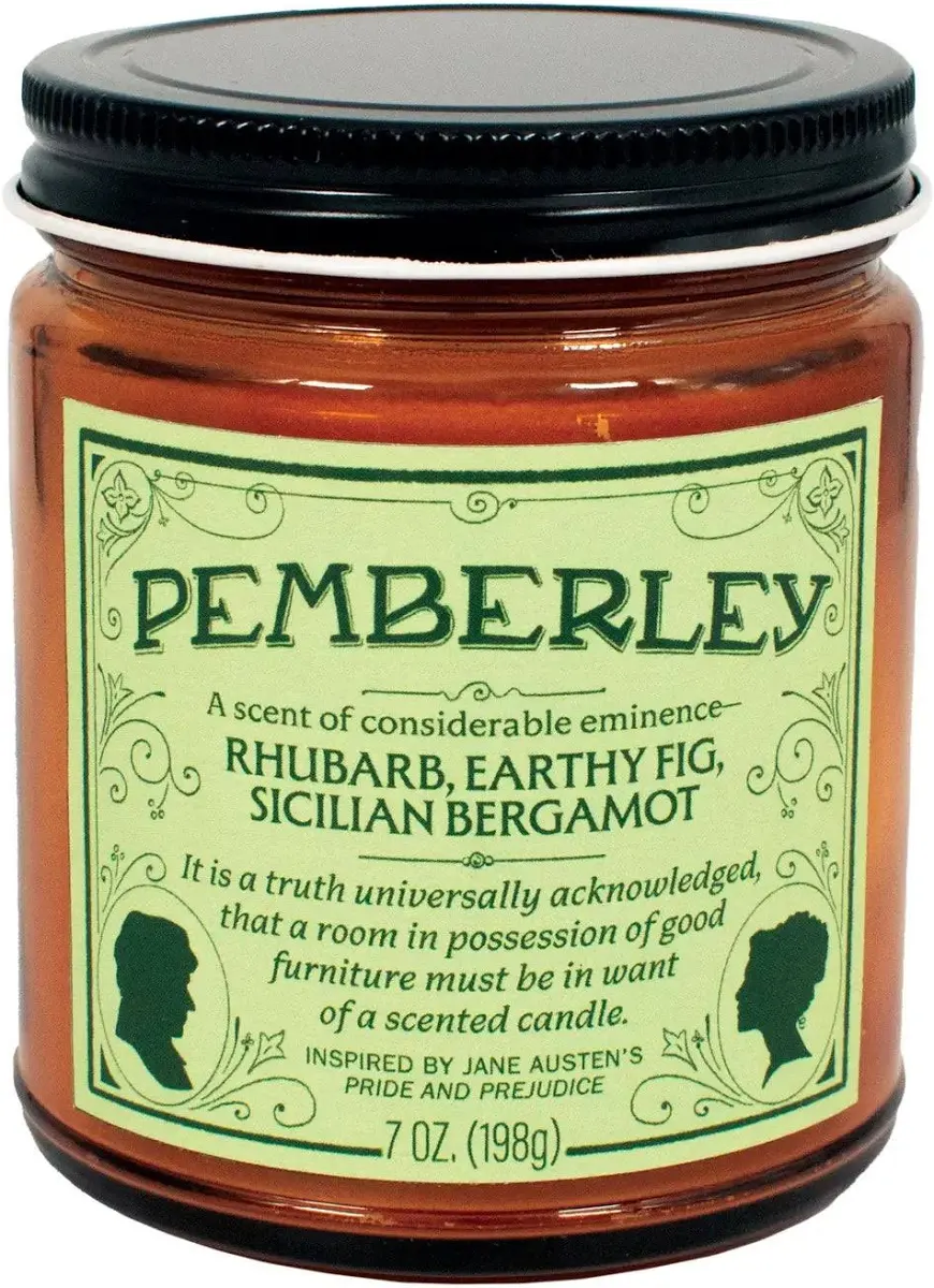 Pemberley Jane Austen Scented Jar Candle 198g