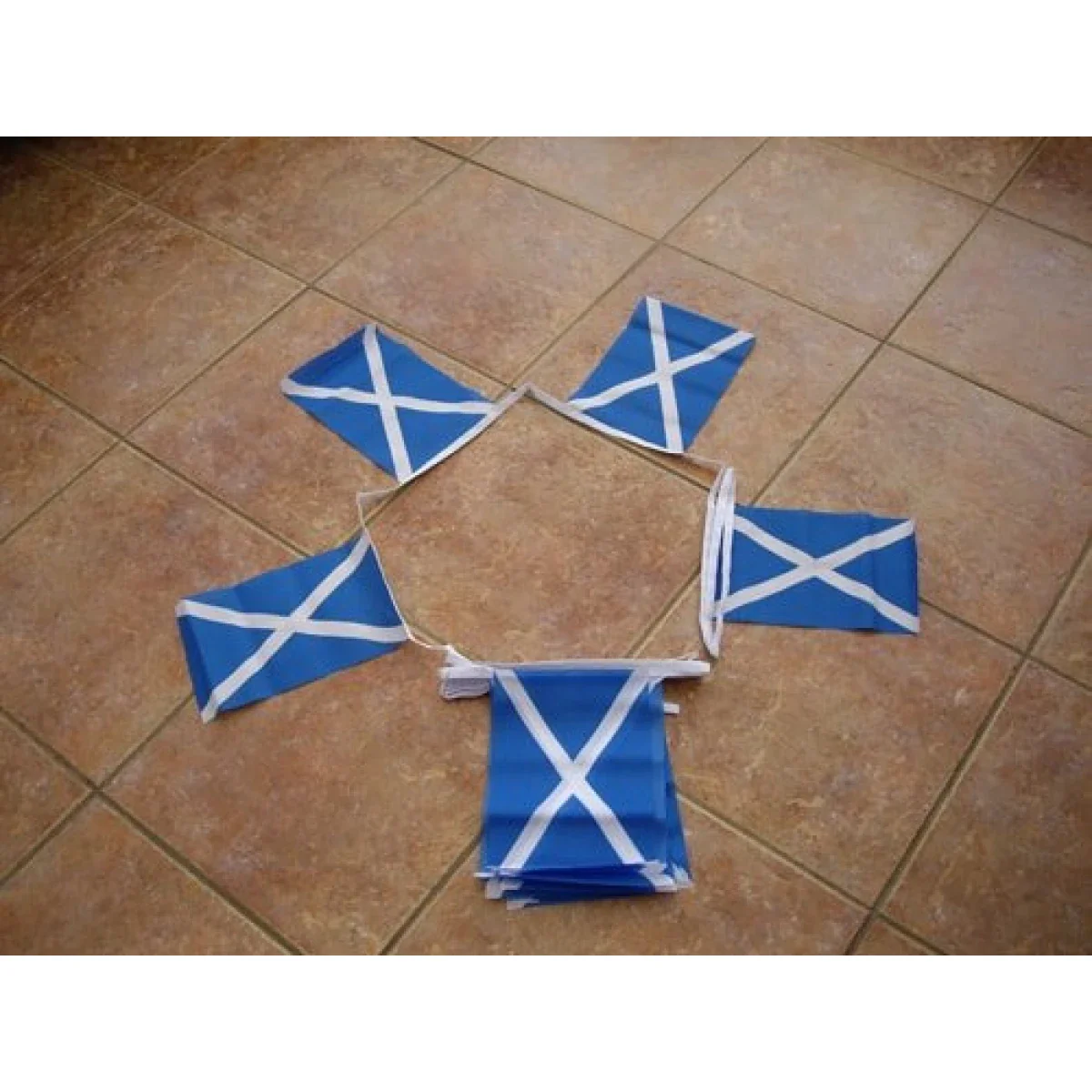 St Andrews Cross (Scotland/Saltire) Bunting 3m - 10 Flags