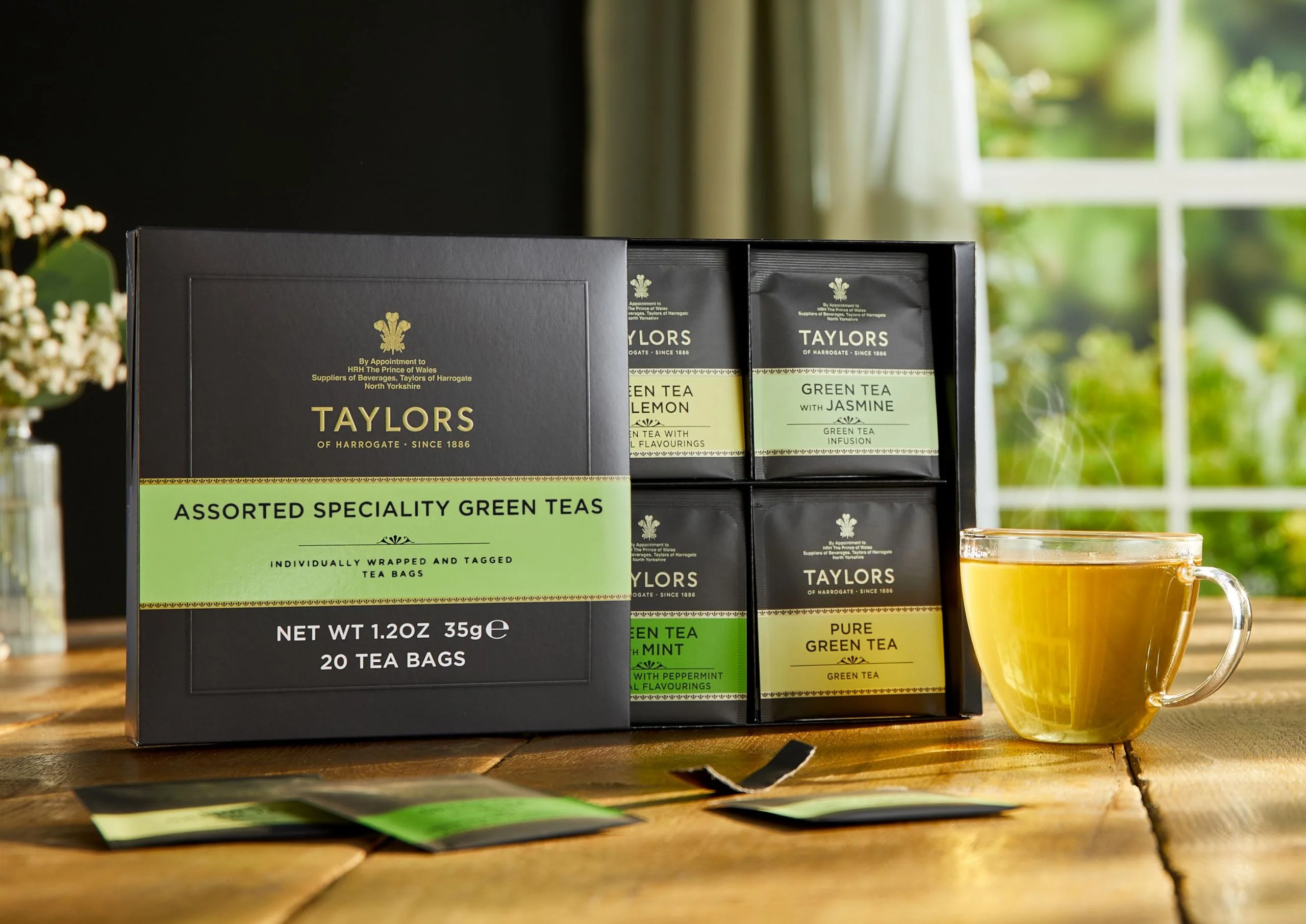 Taylors of Harrogate Green Tea Selection 20pk - Image 2