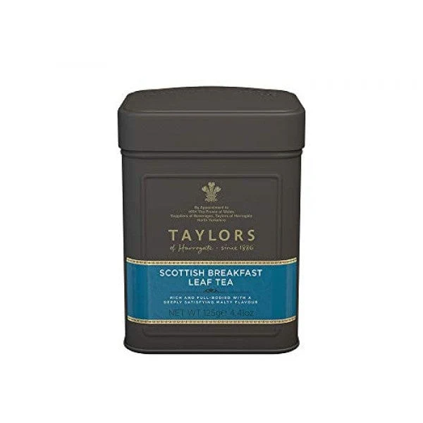 Taylors of Harrogate Scottish Breakfast - Loose Tea Tin Caddy 4.4oz