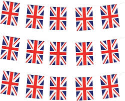 Union Jack Bunting 18"x12" 20m - 32 Flags