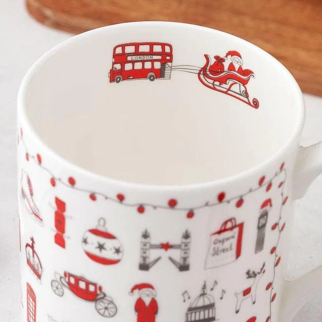 Victoria Eggs - London Christmas Mug - Image 2