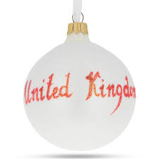 United Kingdom Coat of Arms Glass Ornament - Image 2