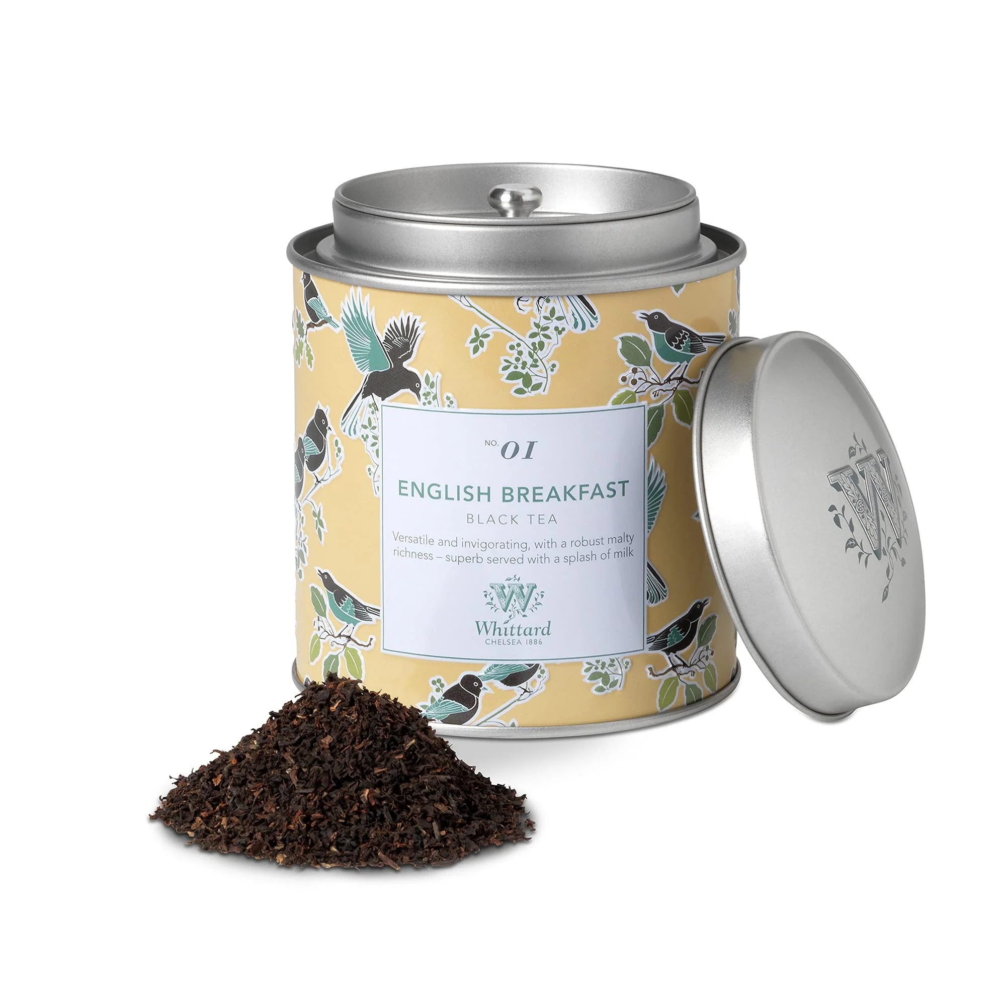 Whittard English Breakfast Loose Leaf Tea Caddy 140g