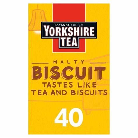 Yorkshire Biscuit Brew 40 Tea Bags